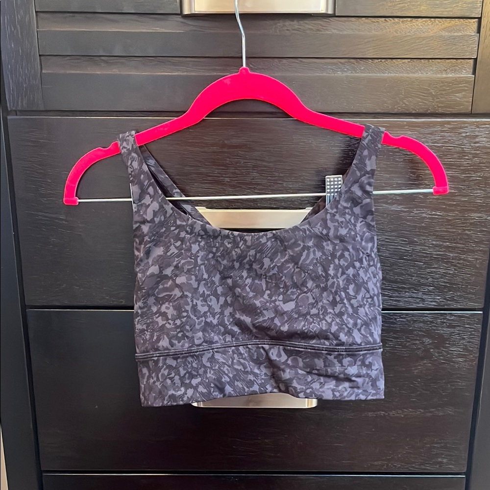 Lululemon Athletica Gray Criss Cross Sports Bra